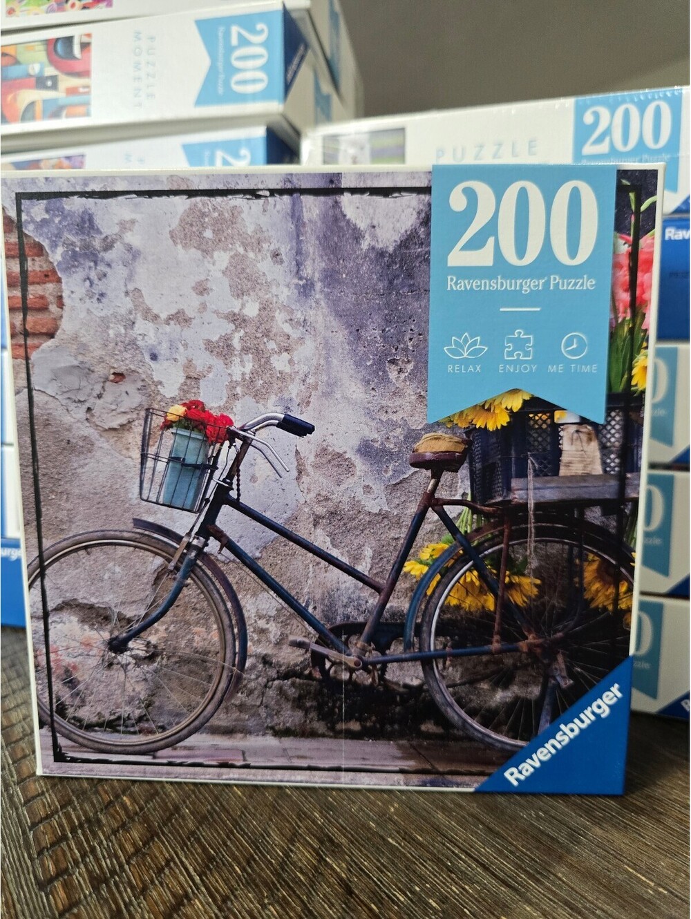 Ravensburger 200 Piece Puzzle - Bicycle with Flowers